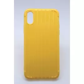 Накладка iPhone X \XS 5,8" желтая Strip