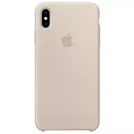 Накладка iPhone XS Max 6.5" бежевая Silicon Case MRWJ2ZM/A