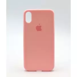 Накладка iPhone XS Max 6,5" розовая Silicon Case
