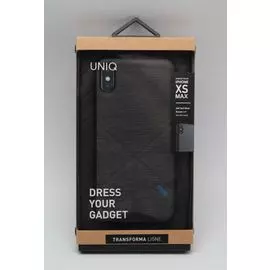 Накладка iPhone XS Max 6,5" Uniq Transforma Ligne Black
