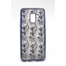 Накладка Samsung A320 Galaxy A3 (2017) узоры со стразами