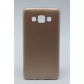 Накладка Samsung A500 Galaxy A5 золотистая кожа