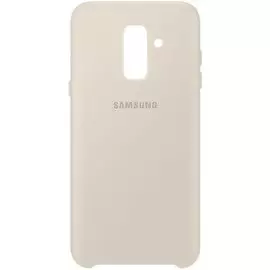 Накладка Samsung A605 Galaxy A6+ (2018) золотистая Dual Layer Cover EF-PA605CFEGRU
