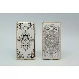 Накладка Samsung G570 Galaxy J5 Prime золотистая Enamel re Case S