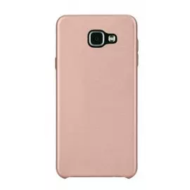 Накладка Samsung G920 Galaxy S6 розовая кожа