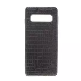 Накладка Samsung G973 Galaxy S10 черная Reptilian