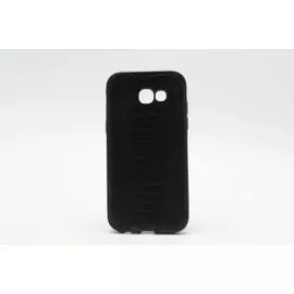 Накладка Samsung J330 Galaxy J3 (2017) черная Рептилия