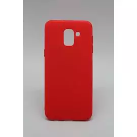 Накладка Samsung J610 Galaxy J6+ (2018) красная Meridian