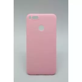 Накладка Xiaomi Mi A1 розовая силиконовая ultra thin