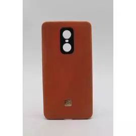 Накладка Xiaomi Redmi Note 4X коричневая силиконовая матовая Mobile