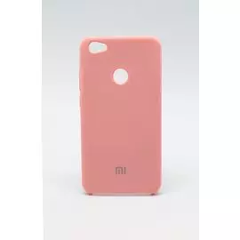 Накладка Xiaomi Redmi Note 5A розовая Silicone Soft Touch