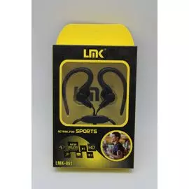 Наушники LMK-051 с микрофоном черные