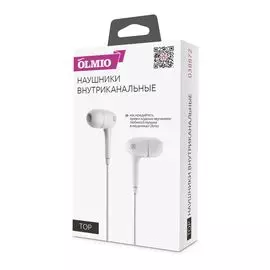Наушники Olmio Top белые