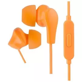 Наушники Perfeo Alpha оранжевые с микрофоном