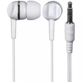 Наушники Prime Line с микрофоном белые