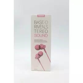 Наушники Remax RM-501 с микрофоном розовые