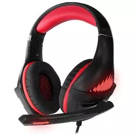 Наушники с микрофоном CROWN CMGH-2100 Black-Red