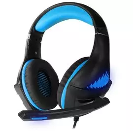 Наушники с микрофоном CROWN CMGH-2101 Black-Blue