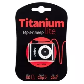 Плеер Perfeo Music Titanium Lite бп черный