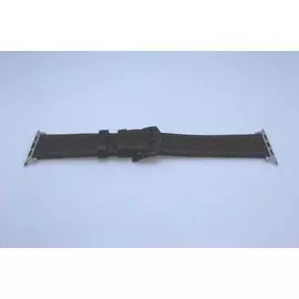 Ремешок на руку Apple Watch 42mm черный кожаный Genuine
