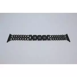 Ремешок на руку Apple Watch 42mm черный металлический панцирное плетение