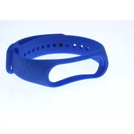 Ремешок Xiaomi MiBand 3 голубой ромбик
