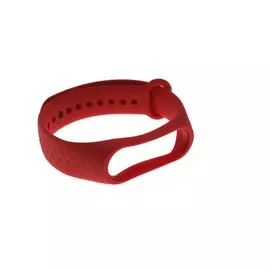 Ремешок Xiaomi MiBand 3 красный ромбик