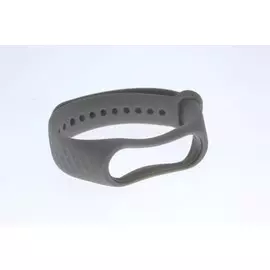 Ремешок Xiaomi MiBand 3 серый ромбик