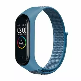 Ремешок Xiaomi MiBand 5 нейлон синий