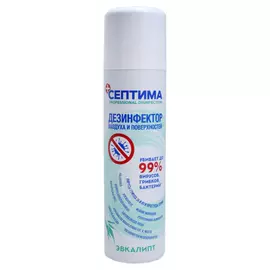 Средство дезинфицирующее СЕПТИМА (Symphony Expert) Аэроз Эвкалипт 250 мл для воздуха и поверхностей