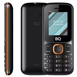 Телефон BQ 1848 Step+ (black/orange)
