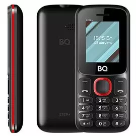 Телефон BQ 1848 Step+ (black/red)