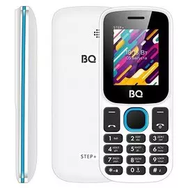 Телефон BQ 1848 Step+ (white/blue)