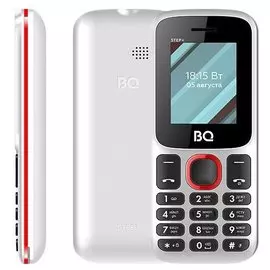 Телефон BQ 1848 Step+ (white/red)