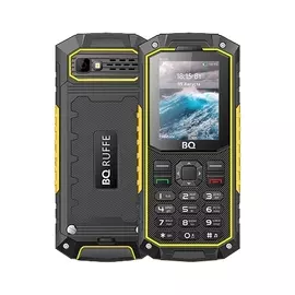 Телефон BQ 2205 Ruffe (black/yellow)