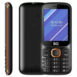 Телефон BQ 2820 Step XL+ (black/orange)