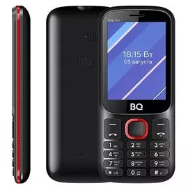 Телефон BQ 2820 Step XL+ (black/red)