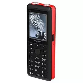 Телефон Maxvi P20 (black/red)