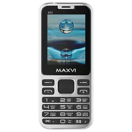 Телефон Maxvi X11 (metallic silver)