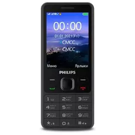 Телефон Philips E185 (black)