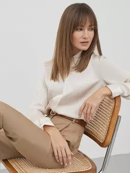 Атласная рубашка