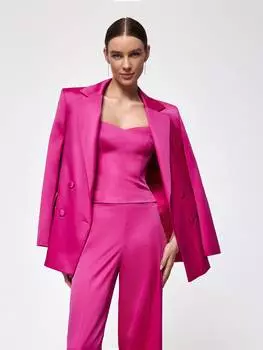 Атласный топ