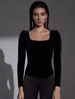 Блуза из бархата