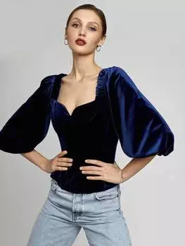 Блуза из бархата