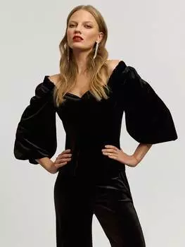 Блуза из бархата