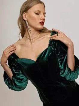 Блуза из бархата