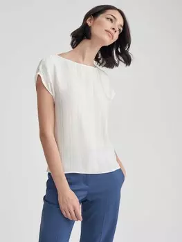 Блуза из фактурной вискозы