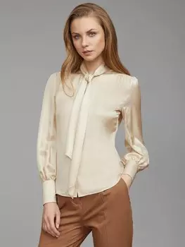 Блуза из смесового шелка