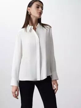 Блуза из вискозы с длинными рукавами