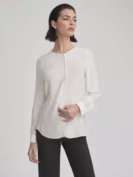 Блуза из жатой ткани